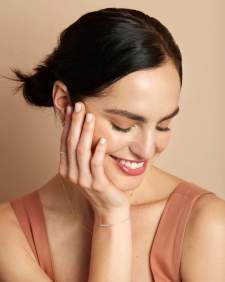 Raelynn Stud Earrings in 14k Gold and White Diamonds