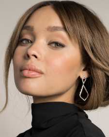 Alexa Pave Diamond Statement Earrings 