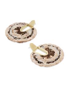 Diane Feather Statement Earrings