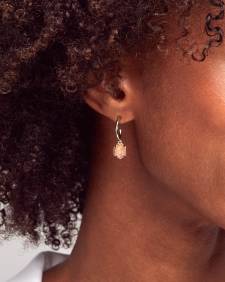 Tomon Silver Huggie Earrings
