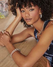 Vincent Chain Necklace in Silver