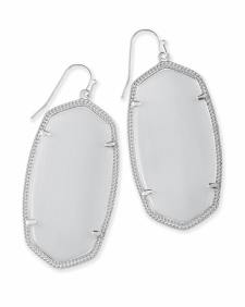 Danielle Statement Earrings in Silver