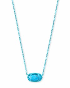 Elisa Matte Pendant Necklace