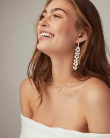 Clementine Choker Necklace in Silver