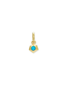 Blaire 18k Gold Vermeil Charm in Turquoise