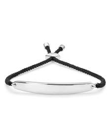 Mattie Bar Cord Bracelet in Sterling Silver