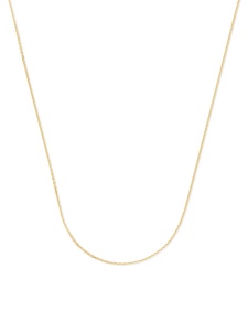 18 Inch Thin Chain Necklace in 18k Gold Vermeil