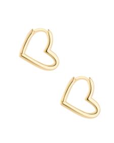 Ari Open Heart Hoop Earrings
