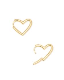 Ari Open Heart Hoop Earrings