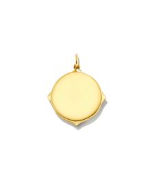Matilda 18k Gold Vermeil Stone Charm in Ivory Mother-Of-Pearl