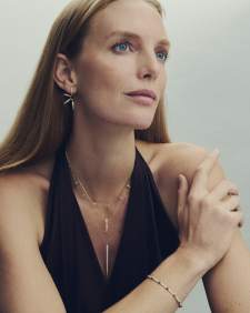 0.16 ct Small Spike 14k Yellow Gold Earrings