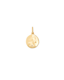 Celestial Coin Charm in 18k Gold Vermeil