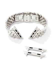 Alex 5 Link Watch Band in Silver Stainless Steel