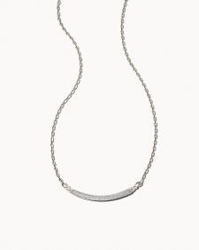 0.15 ct Ott 14k White Gold Pendant Necklace in White Diamond