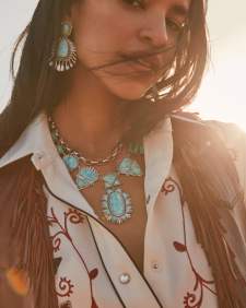 Beau Link and Chain Necklace in Vintage Silver