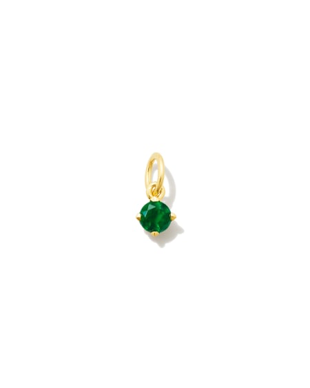 Blakely 18k Gold Vermeil Charm in Green Onyx