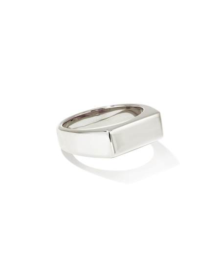 Hudson Signet Ring in Sterling Silver