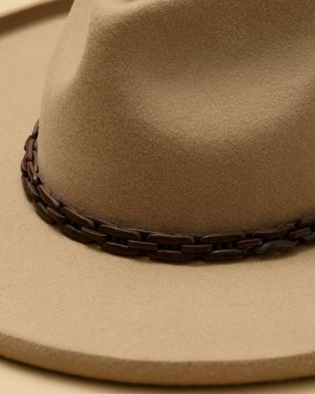 Leather Link Hat Band