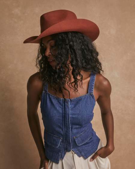 Cowgirl Pinch Crown Hat