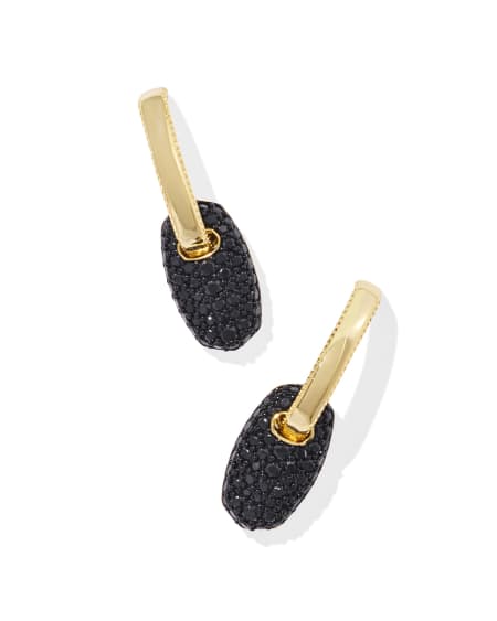 Bailey Pave Huggie Earrings