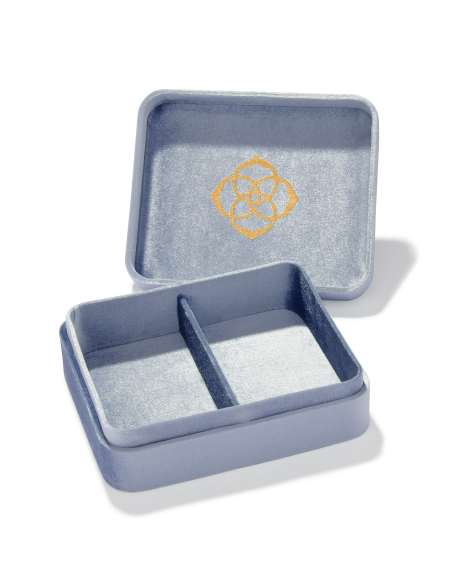 Mattie Large Box in Grey Blue