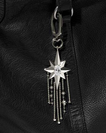 Fate Star Silver Bag Charm