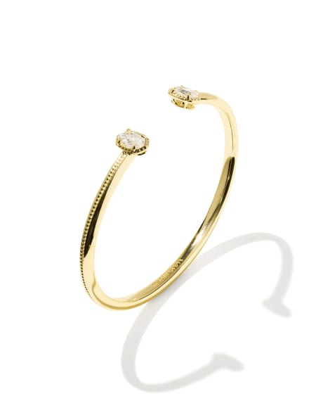 Mini Elton Luxe Gold Cuff Bracelet