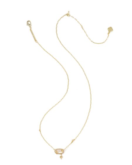 Elisa Star Gold Short Pendant Necklace