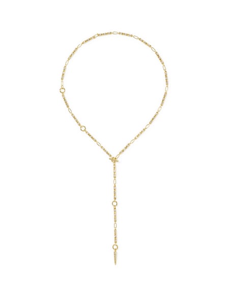 Fate Gold Lariat Necklace