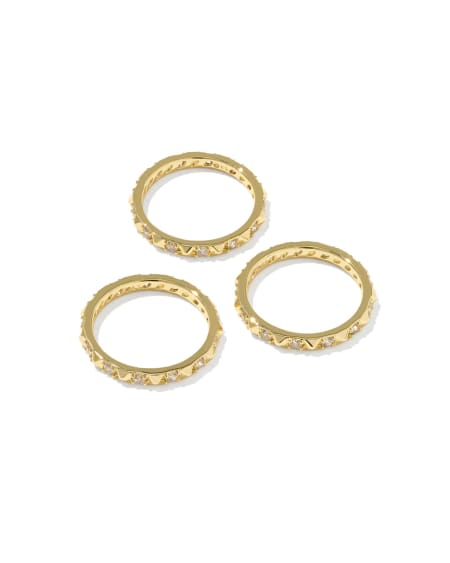 Fate Gold Ring Set of 3