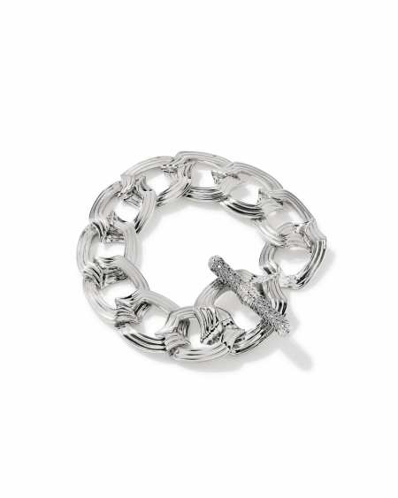 Nova Silver Link and Chain Bracelet
