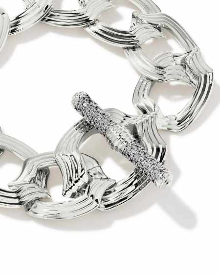 Nova Silver Link and Chain Bracelet