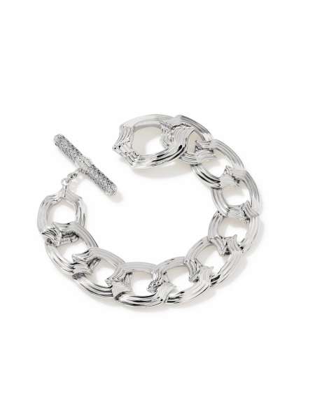 Nova Silver Link and Chain Bracelet