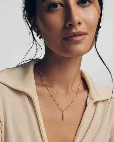 Fate Gold Short Pendant Necklace