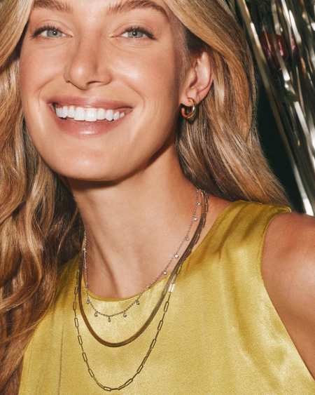 Kassie Chain Necklace in Gold