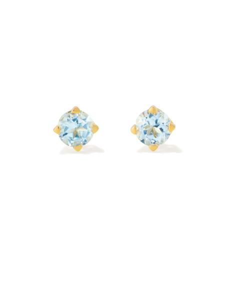 Maisie 18k Yellow Gold Vermeil March Stud Earrings