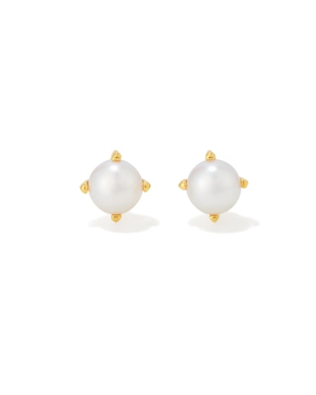 Maisie 18k Yellow Gold Vermeil June Stud Earrings