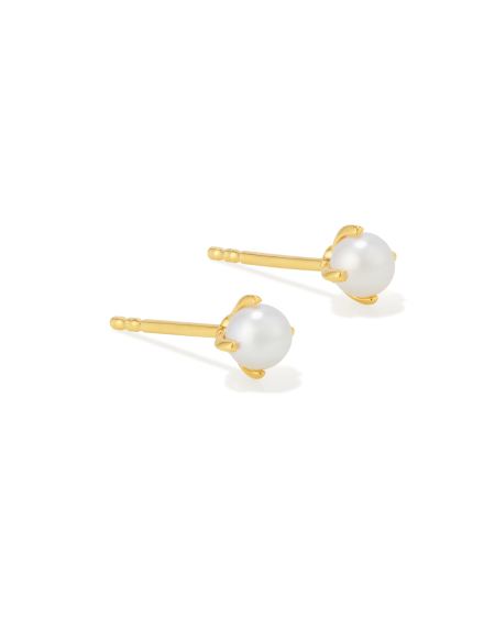 Maisie 18k Yellow Gold Vermeil June Stud Earrings