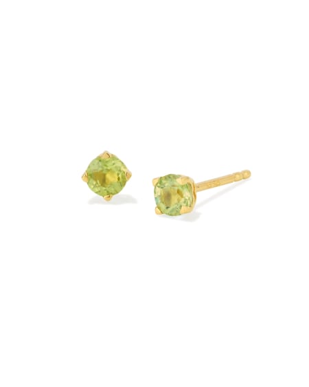 Maisie 18k Yellow Gold Vermeil August Stud Earrings