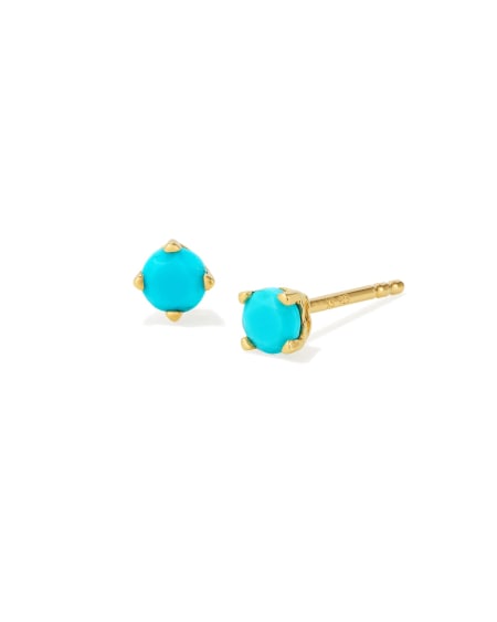 Maisie 18k Yellow Gold Vermeil December Stud Earrings