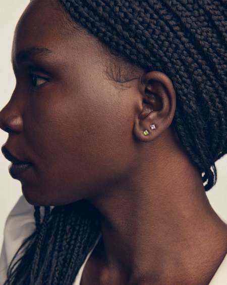 Maisie 18k Yellow Gold Vermeil August Stud Earrings