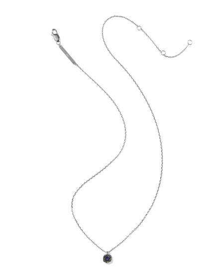 Davie Star Sterling Silver Short Pendant Necklace