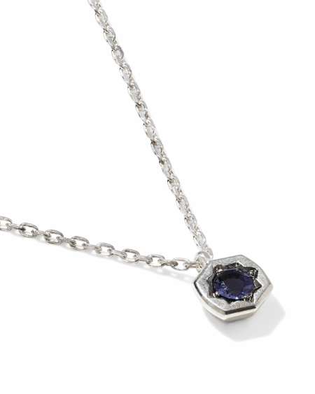 Davie Star Sterling Silver Short Pendant Necklace