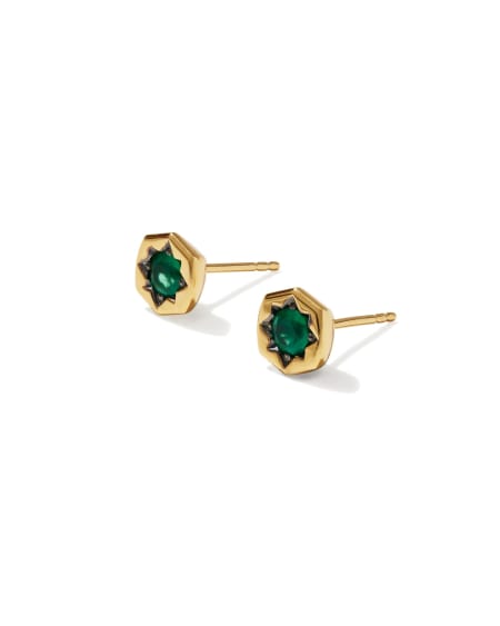 Davie Star 18k Gold Vermeil Stud Earrings