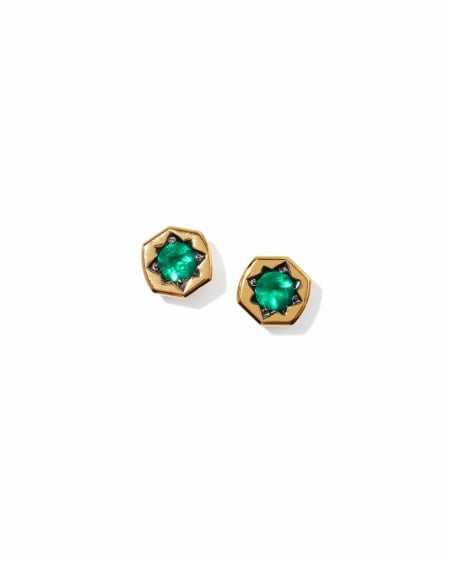 Davie Star 18k Gold Vermeil Stud Earrings