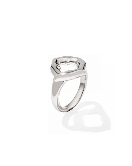 Dira Open Frame Sterling Silver Cocktail Ring