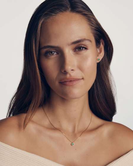 Davie Star 18k Gold Vermeil Stud Earrings