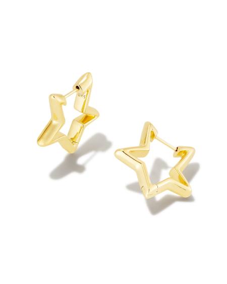 Star Huggie Earrings