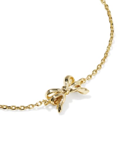 Adelaide Bow Delicate Chain Bracelet