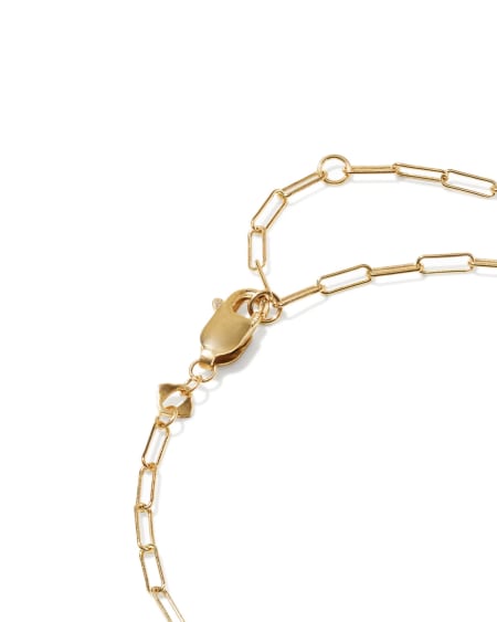 Mikah 14k Gold-Filled Paperclip Bracelet